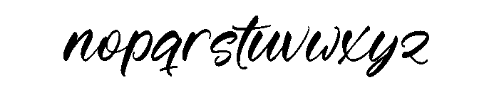 Asphale Rhythm Font LOWERCASE