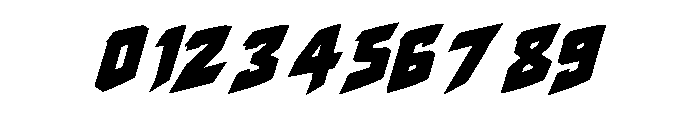 Asphalt Fury Font OTHER CHARS