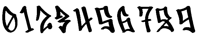 Asphalt Slasher Font OTHER CHARS
