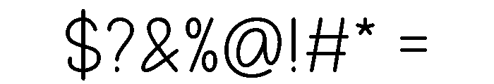 Aspire Learning Font OTHER CHARS