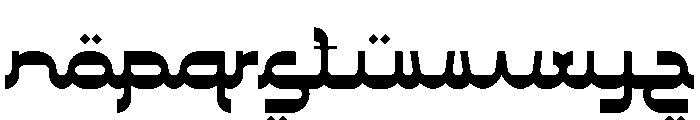 Asroha Font LOWERCASE