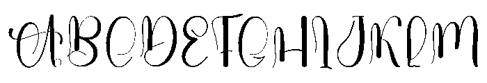 Assembling Font UPPERCASE