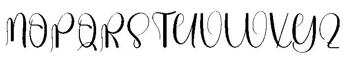 Assembling Font UPPERCASE