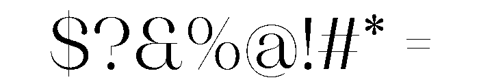 Assent Royale Font OTHER CHARS
