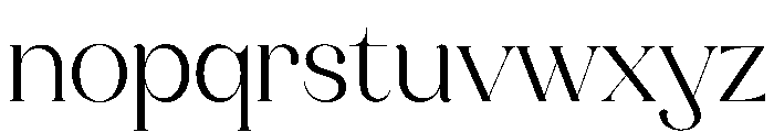 Assent Royale Font LOWERCASE
