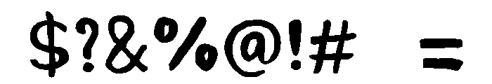 Assiduous Font OTHER CHARS