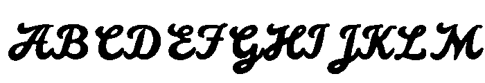 Astera Mototype Regular Font UPPERCASE