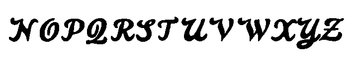 Astera Mototype Regular Font UPPERCASE