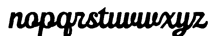 Astera Mototype Regular Font LOWERCASE