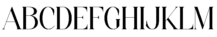 Asteria Font UPPERCASE