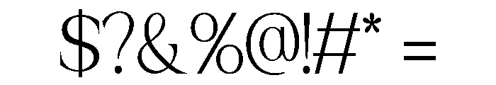 Asteriana-Regular Font OTHER CHARS