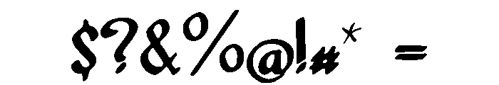 Asteroid_Runner Font OTHER CHARS