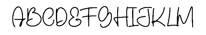 Asthela Font UPPERCASE