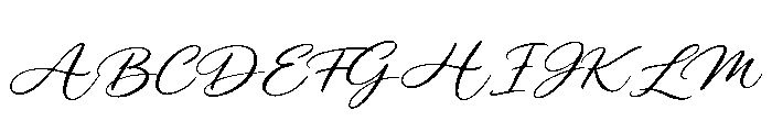 AsthonMistika Font UPPERCASE
