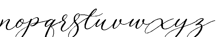 AsthonMistika Font LOWERCASE