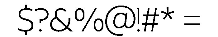 Astonied Light Font OTHER CHARS