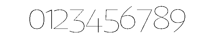 Astonied Thin Font OTHER CHARS