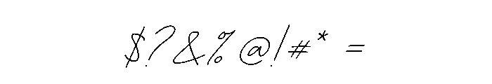 Astonish Verona Script Font OTHER CHARS