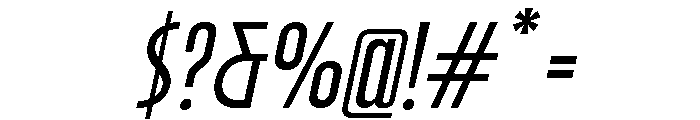 Astorisa Italic Font OTHER CHARS