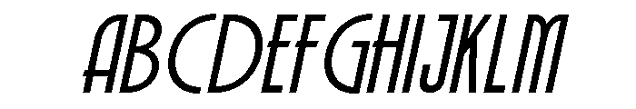 Astorisa Italic Font UPPERCASE