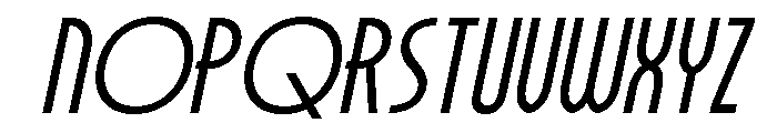 Astorisa Italic Font UPPERCASE