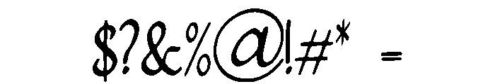 Astral_Echo Font OTHER CHARS