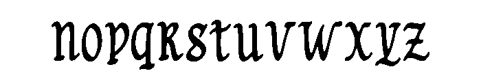 Astral_Echo Font LOWERCASE