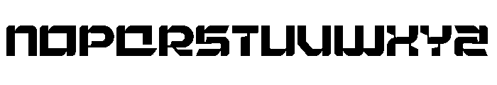 Astrix Font LOWERCASE