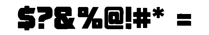 Astro Bold Font OTHER CHARS
