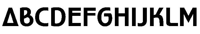 Astro Signal Regular Font UPPERCASE