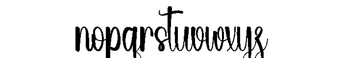 Astrophile Font LOWERCASE