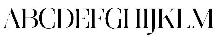 Astrovia Serif Regular Font UPPERCASE
