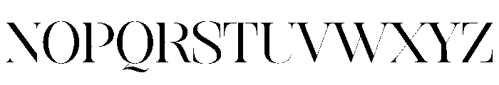 Astrovia Serif Regular Font UPPERCASE