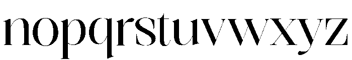 Astrovia Serif Regular Font LOWERCASE
