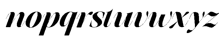 Astrovia Serif Variable Blk It Font LOWERCASE