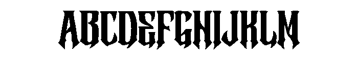 Astrum Black Font UPPERCASE
