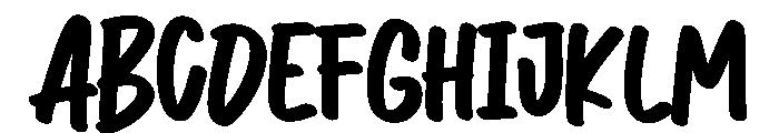 Asu Bajicok Font UPPERCASE