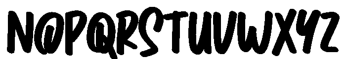 Asu Bajicok Font UPPERCASE