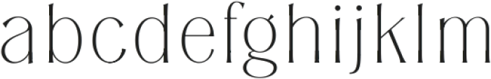 ASIDES Thin ttf (100) Font LOWERCASE