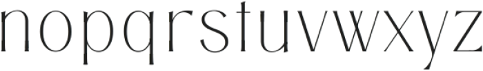 ASIDES Thin ttf (100) Font LOWERCASE