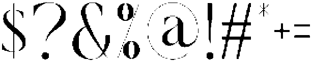ASLYPER Regular otf (400) Font OTHER CHARS