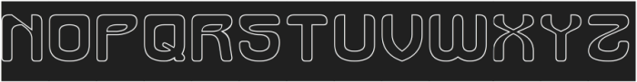 ASTONISHING STAR-Hollow-Inverse otf (400) Font UPPERCASE