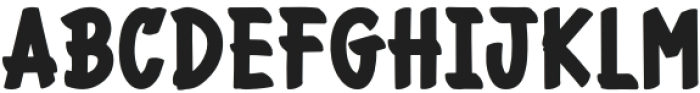 ASUHA Regular otf (400) Font UPPERCASE