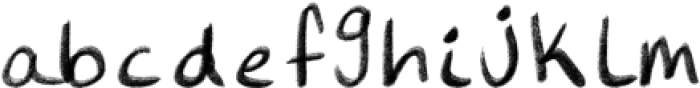 As You Were Regular otf (400) Font LOWERCASE