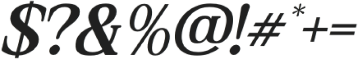 Asbela Eternity Italic otf (400) Font OTHER CHARS