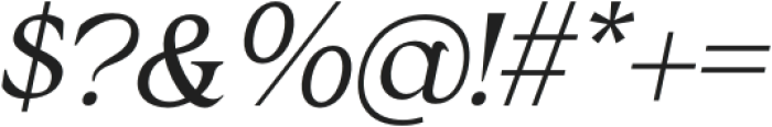 Ascella Italic otf (400) Font OTHER CHARS