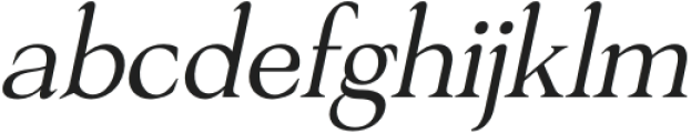 Ascella Italic otf (400) Font LOWERCASE