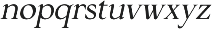 Ascella Italic otf (400) Font LOWERCASE