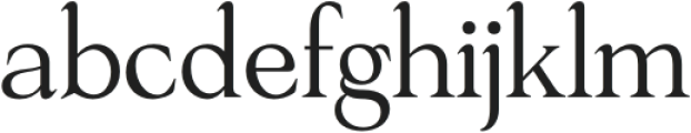 Ascella Regular otf (400) Font LOWERCASE