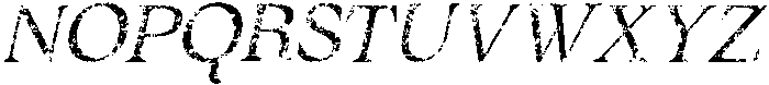 Ascella Stamp Italic otf (400) Font UPPERCASE